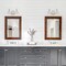 Designers Fountain Summit 14in 2-Light Brushed Nickel Modern Indoor Vanity Light with Candelabra-Style Curves D269C-2B-BN - alternate 2